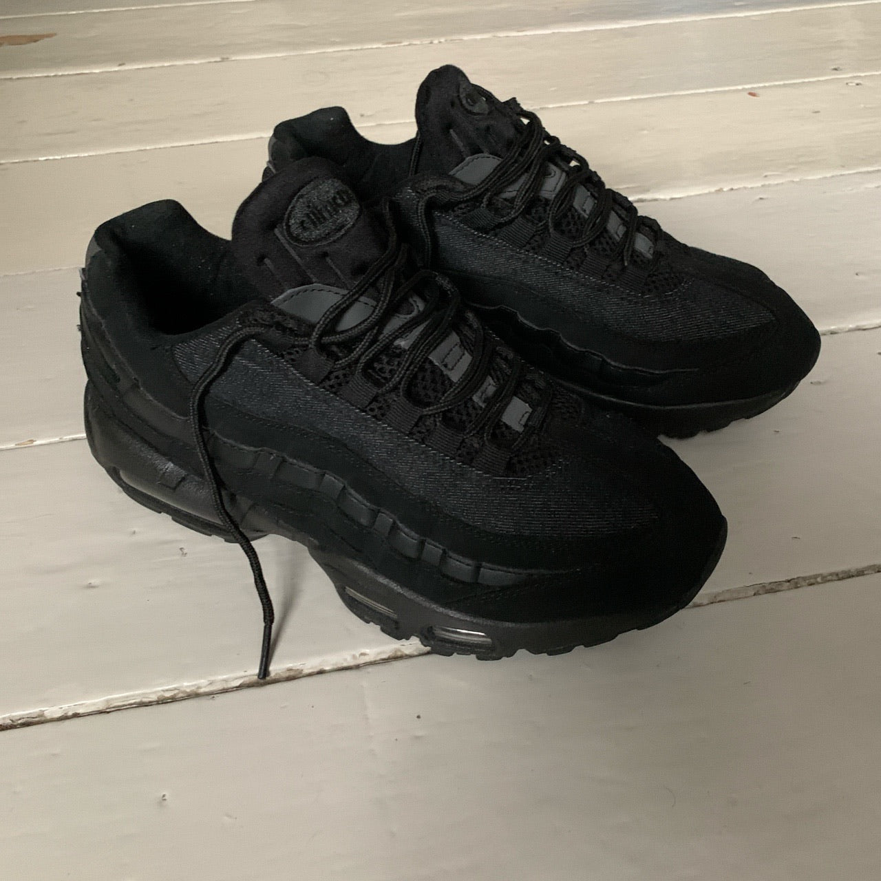 Nike Air Max 95 Black and Denim (UK 7.5)