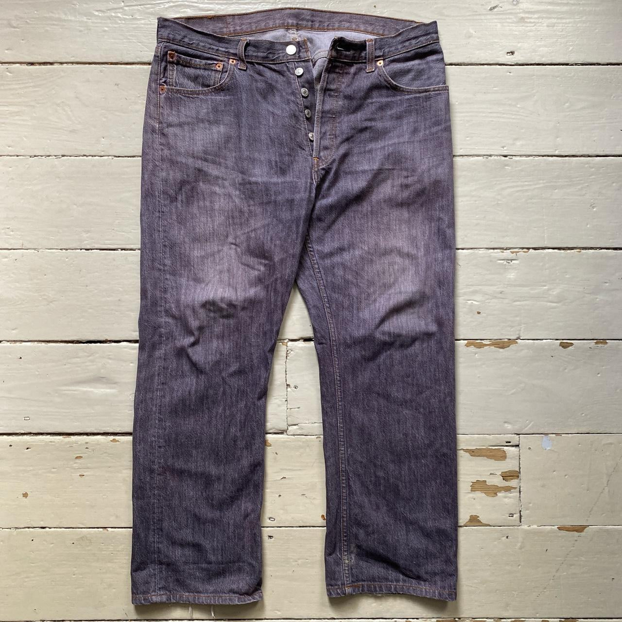 Levis 501 Purple Jeans (34/29)