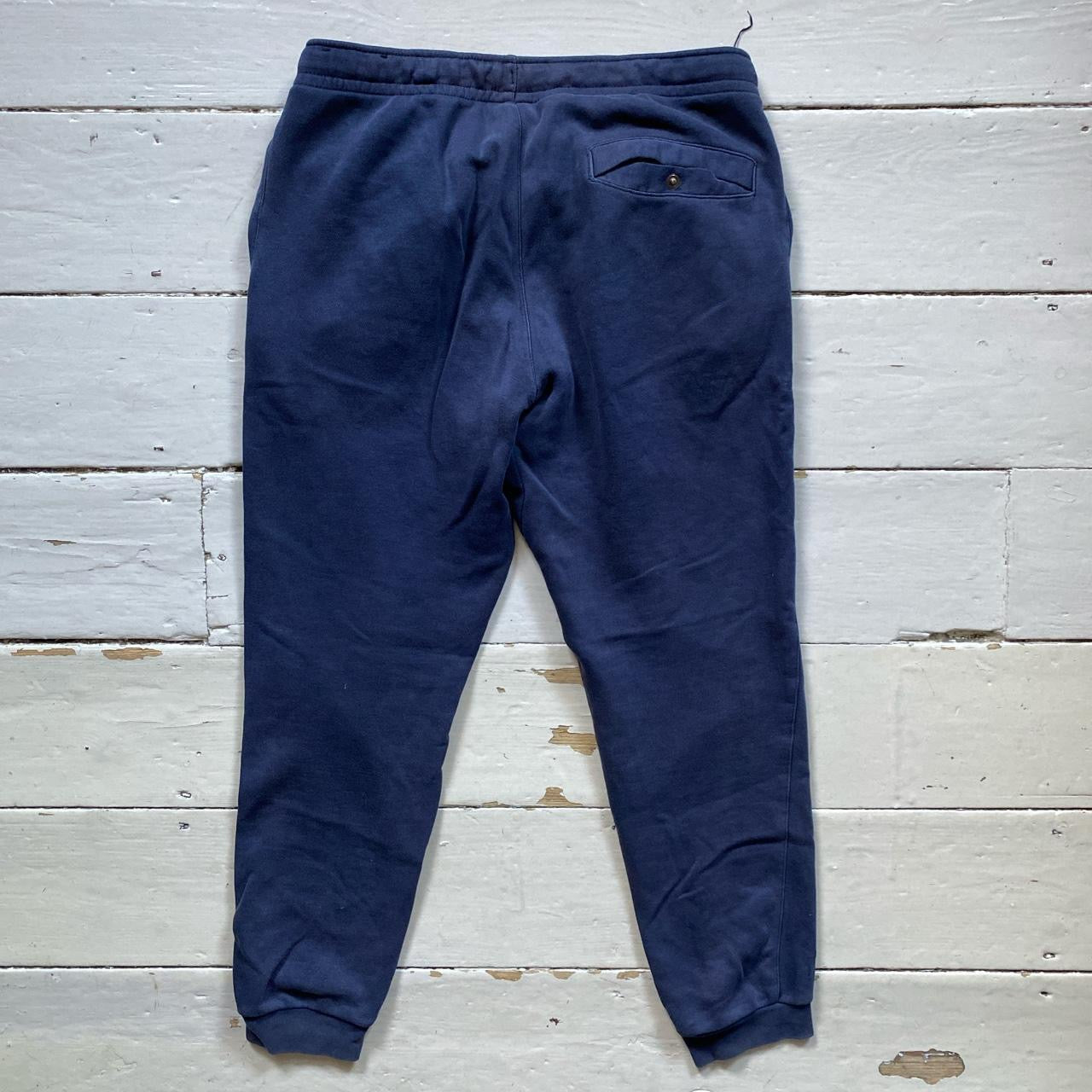 Nike Swoosh Navy Joggers (Small)