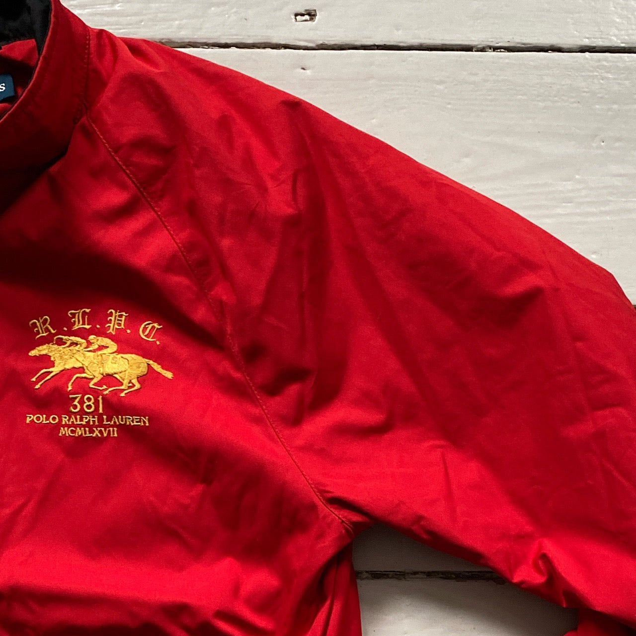 Ralph Lauren Polo Red Bomber Jacket (Small)