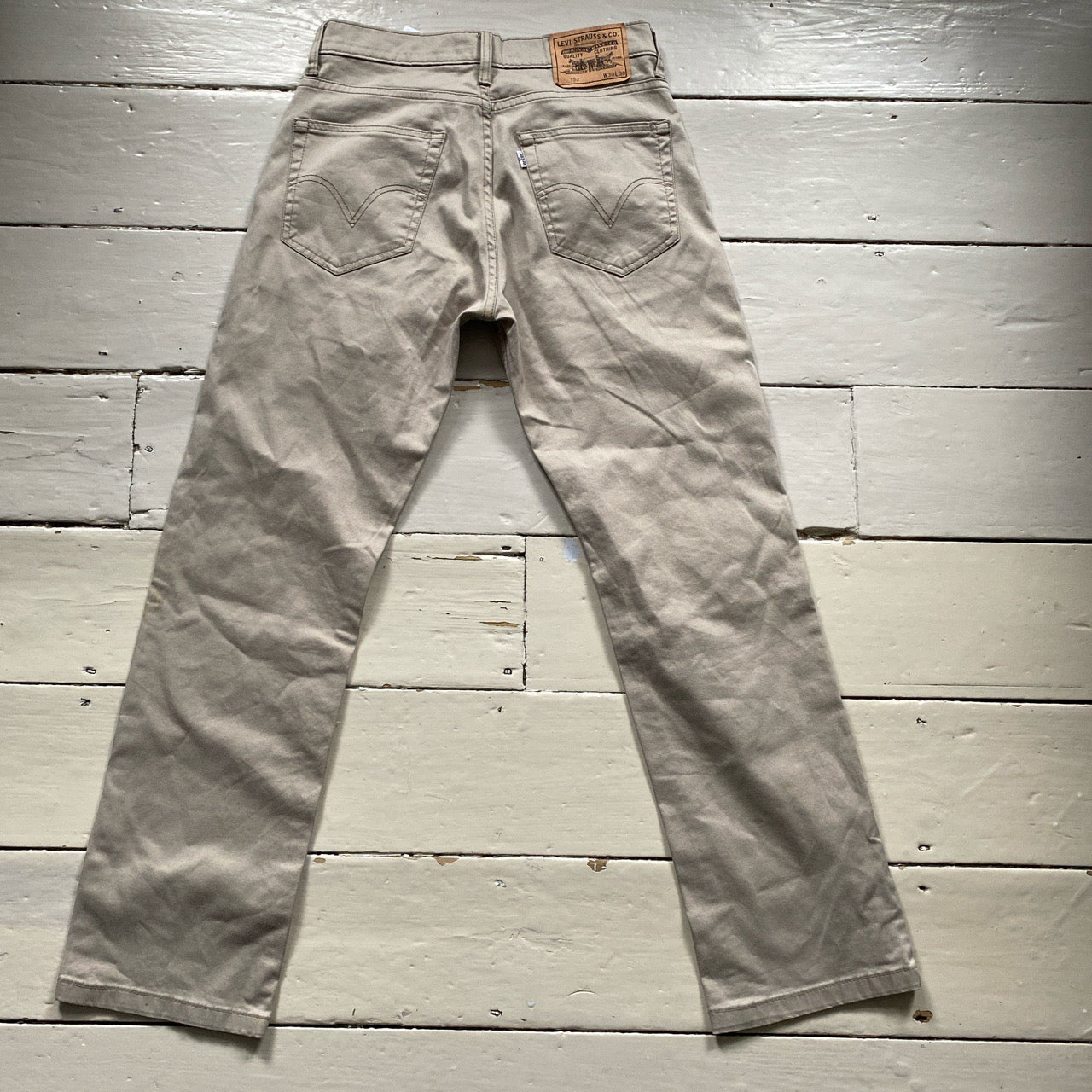Levis 752 Khaki Jeans (30/30)