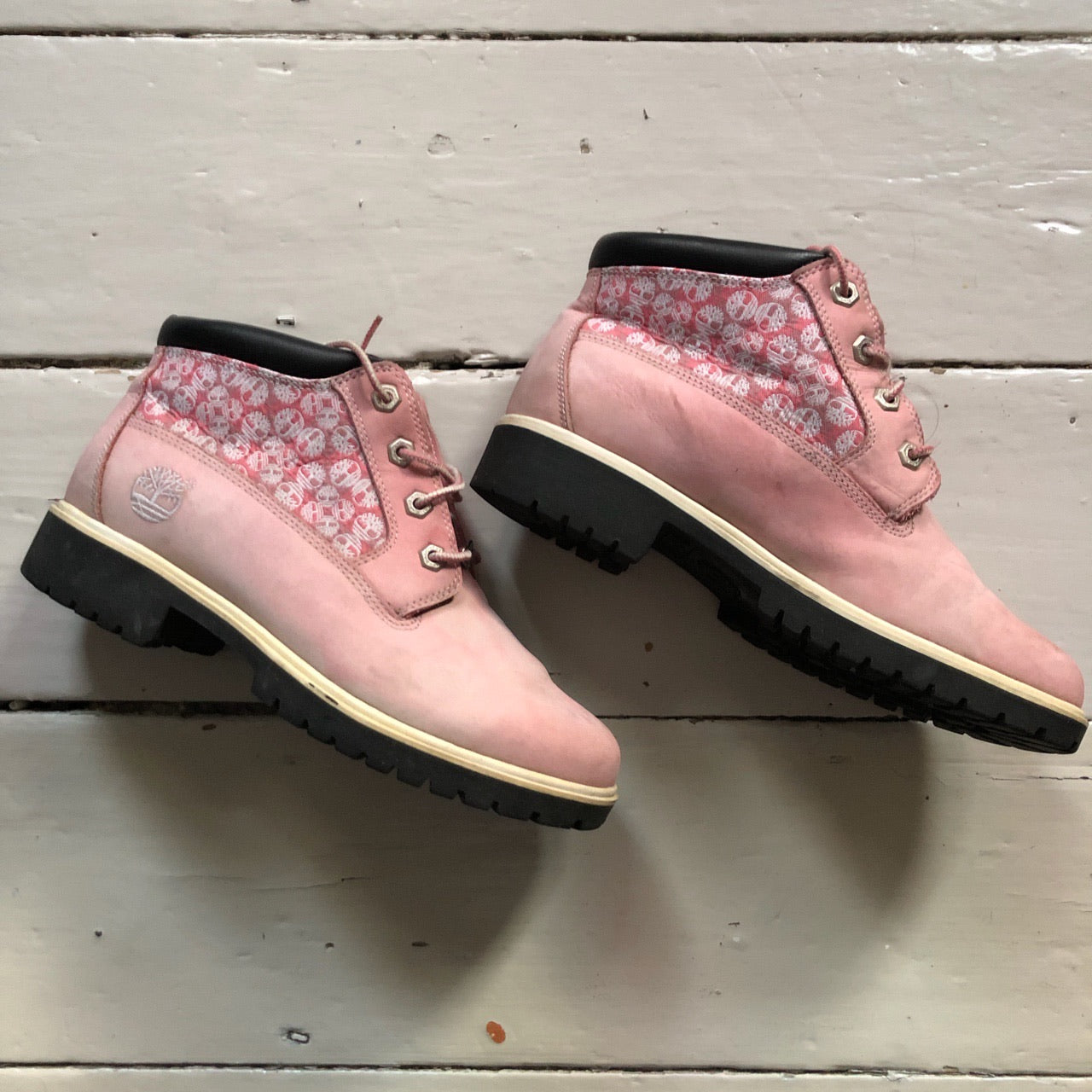 Timberland Pink Mid Boots (UK 6)