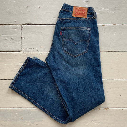 Levis 501 Classic Blue Jeans (33/30)