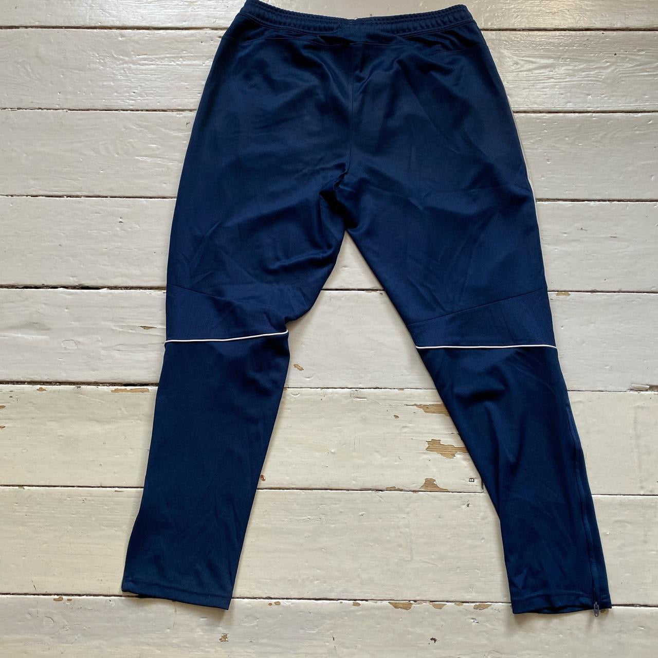 Adidas Navy Joggers (Medium)