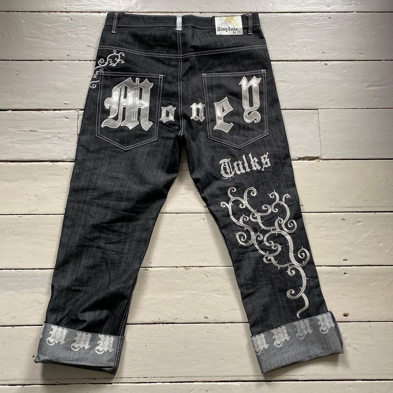 Money Talks Vintage Baggy Jeans (38/34)