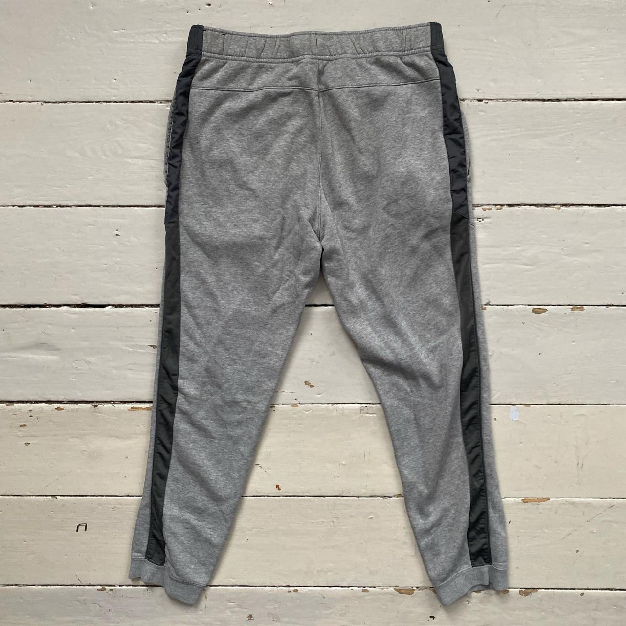 Nike Swoosh Grey Joggers (Medium)