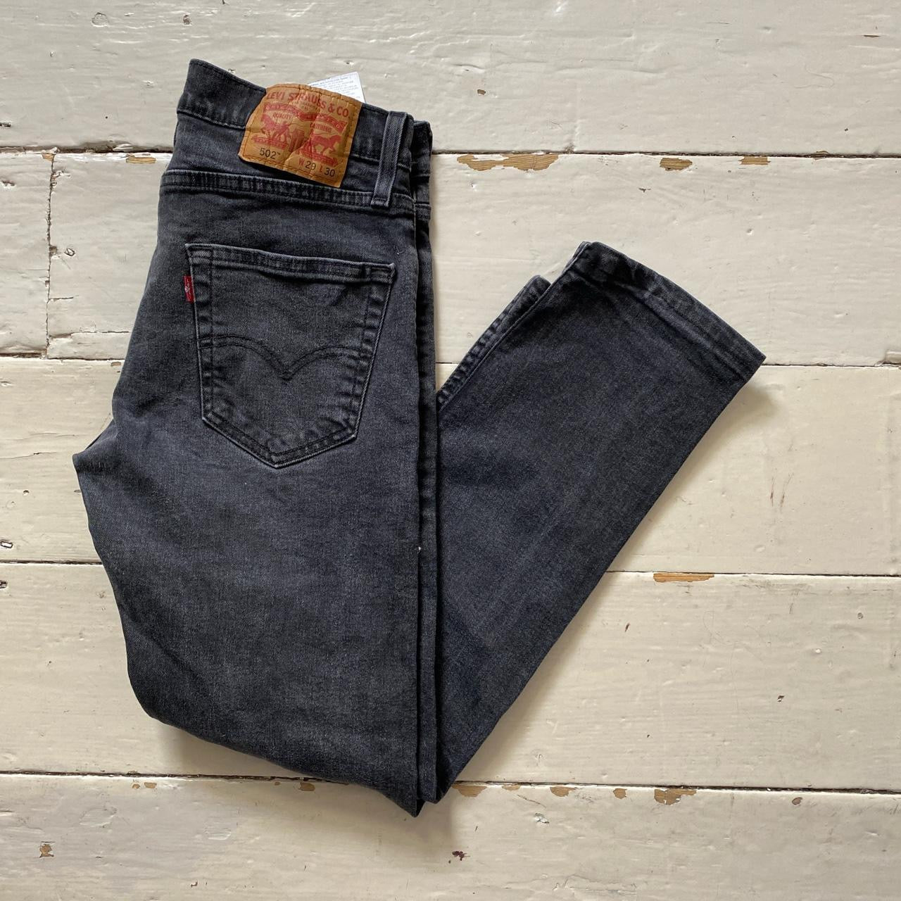 Levis 502 Black Jeans (29/27)