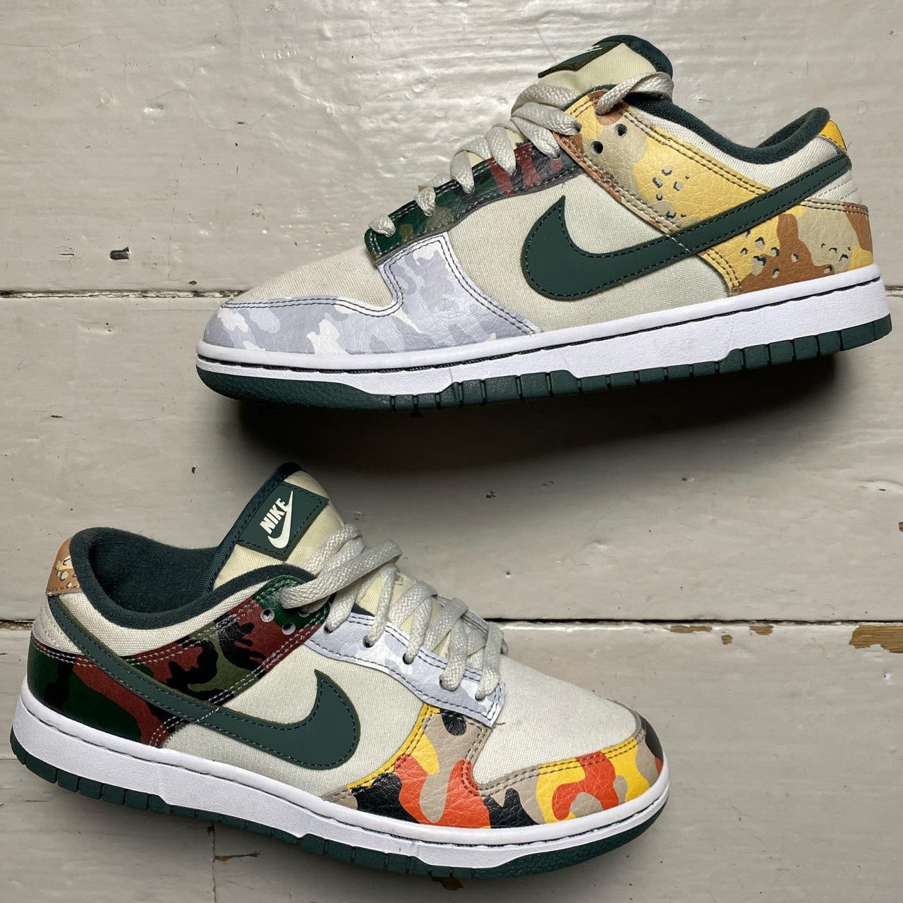 Nike Dunk Low SE Sail Multi Camo (UK 7)