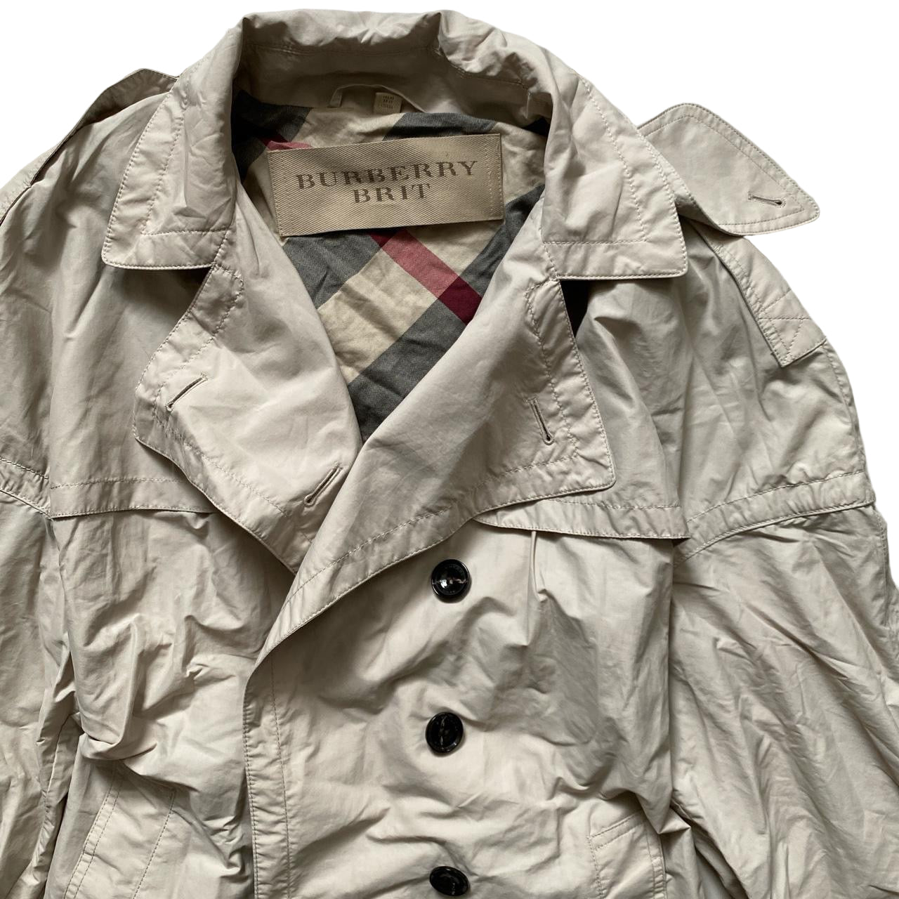 Burberry Brit Trench Coat Womens (UK 10)