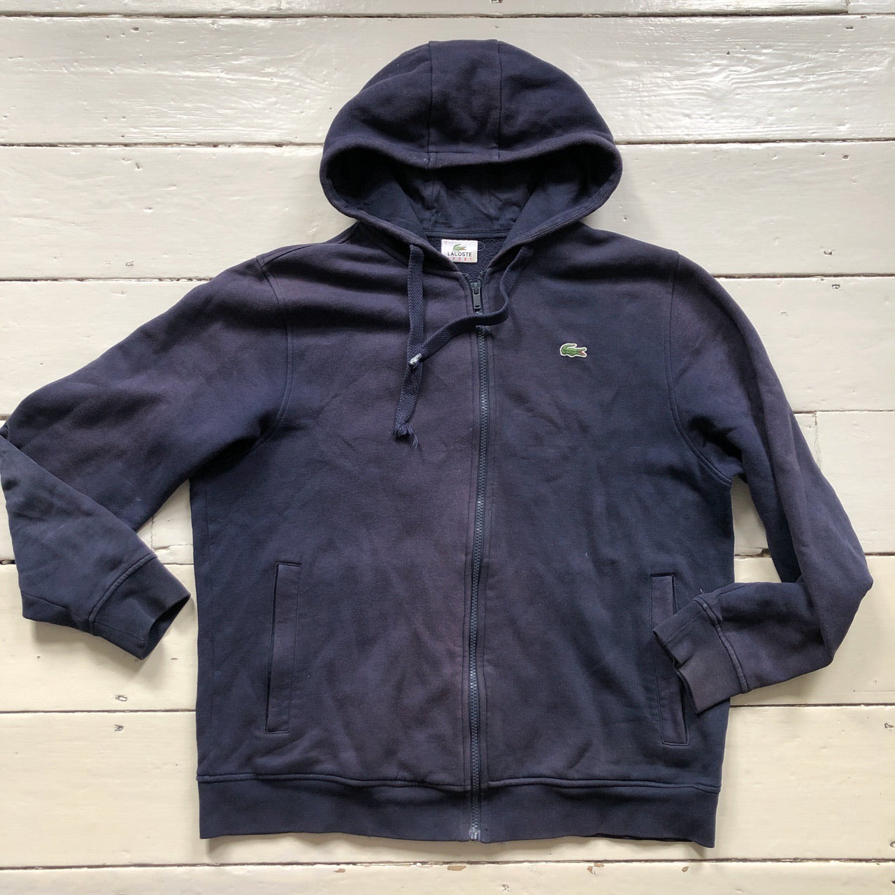 Lacoste Navy Hoodie (XLarge)