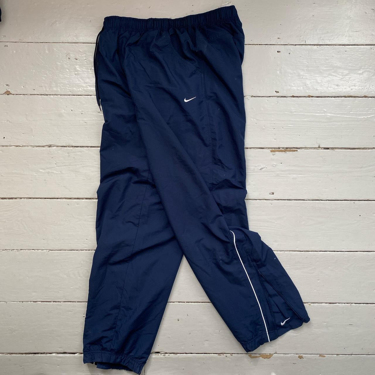 Nike Vintage Swoosh Navy Shell Bottoms (XL)
