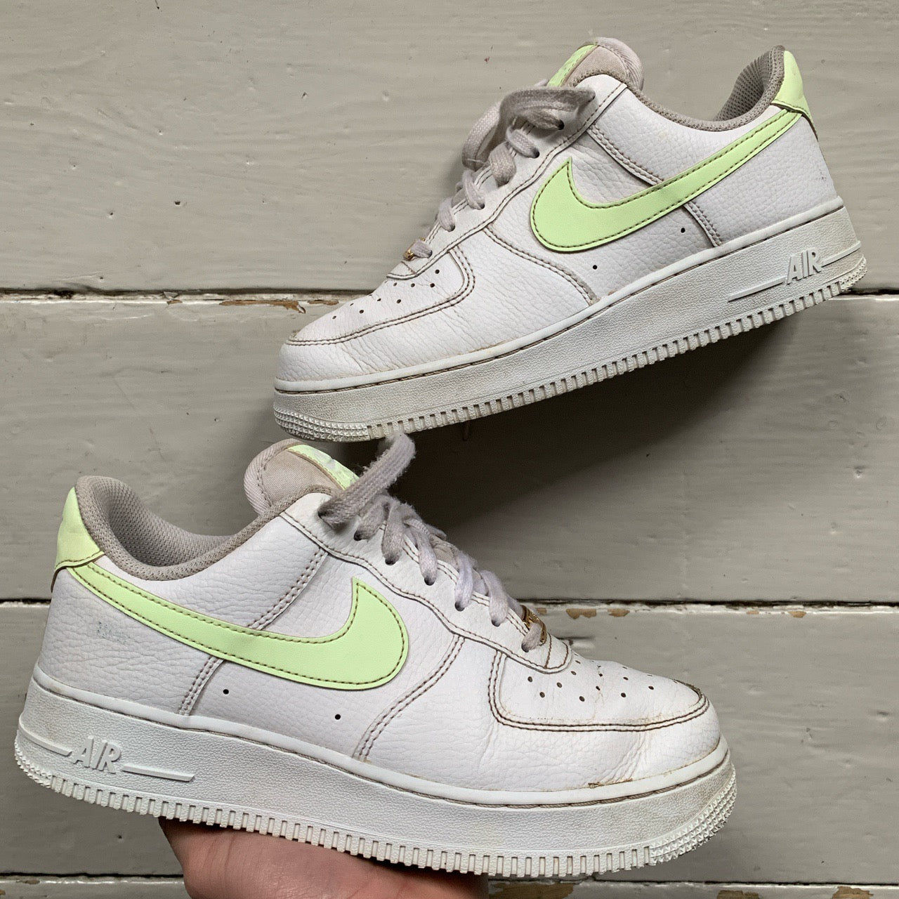 Highlighter yellow hot sale air forces