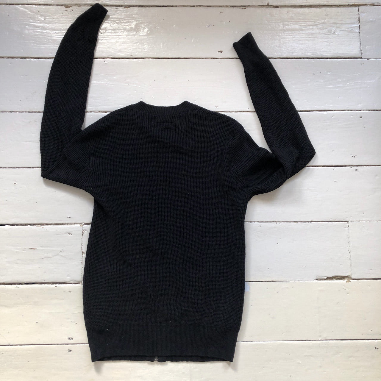All Saints Cotton Crewneck Zip Jumper (XS)