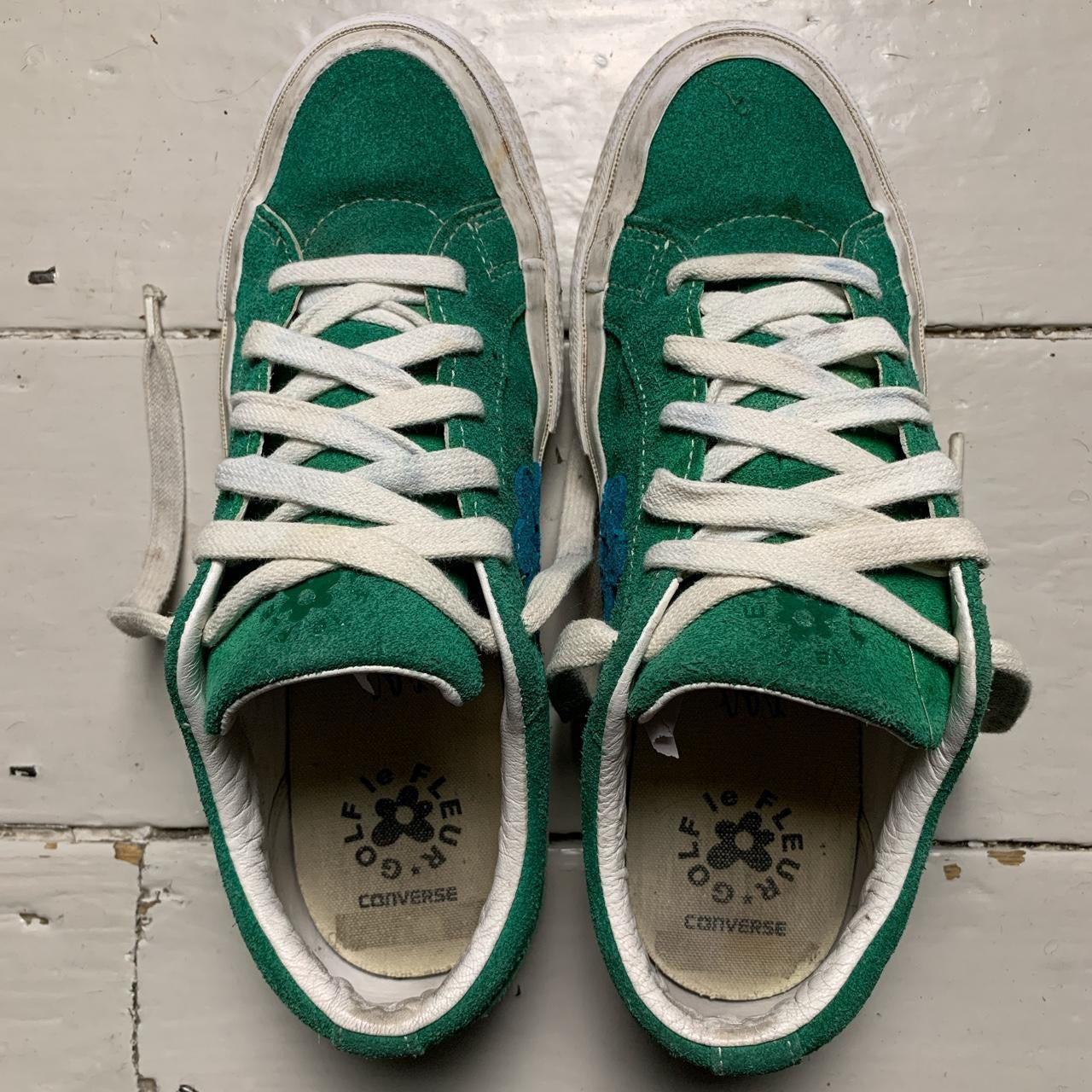 Converse GOLF Le Fleur Trainers Green (UK 7)
