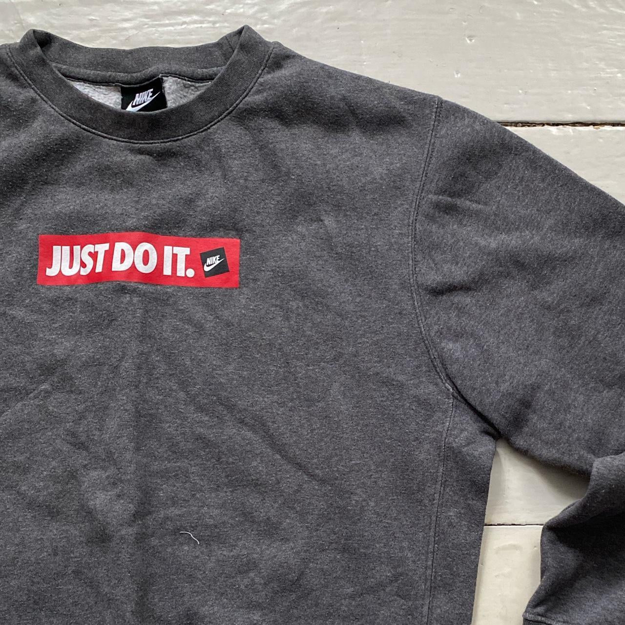 Nike Just Do It Grey Jumper (Small)