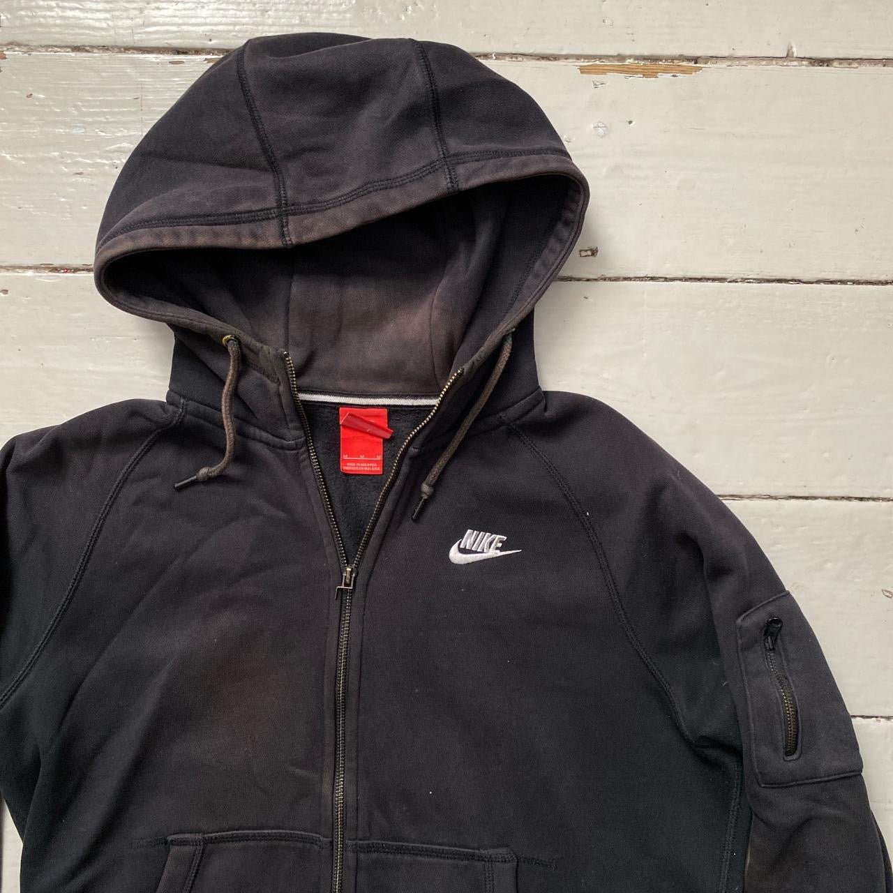 Nike Swoosh Black Hoodie (Medium)