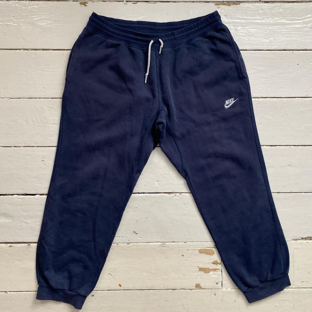 Nike Swoosh Navy Joggers (XL)