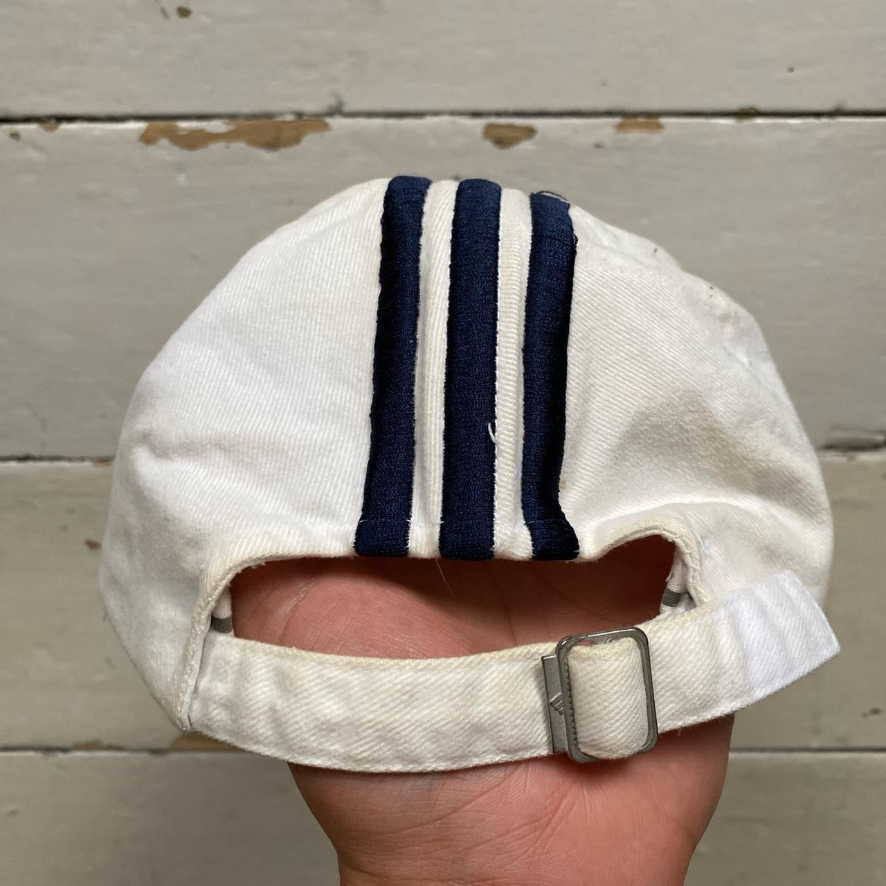 Adidas White and Navy Cap