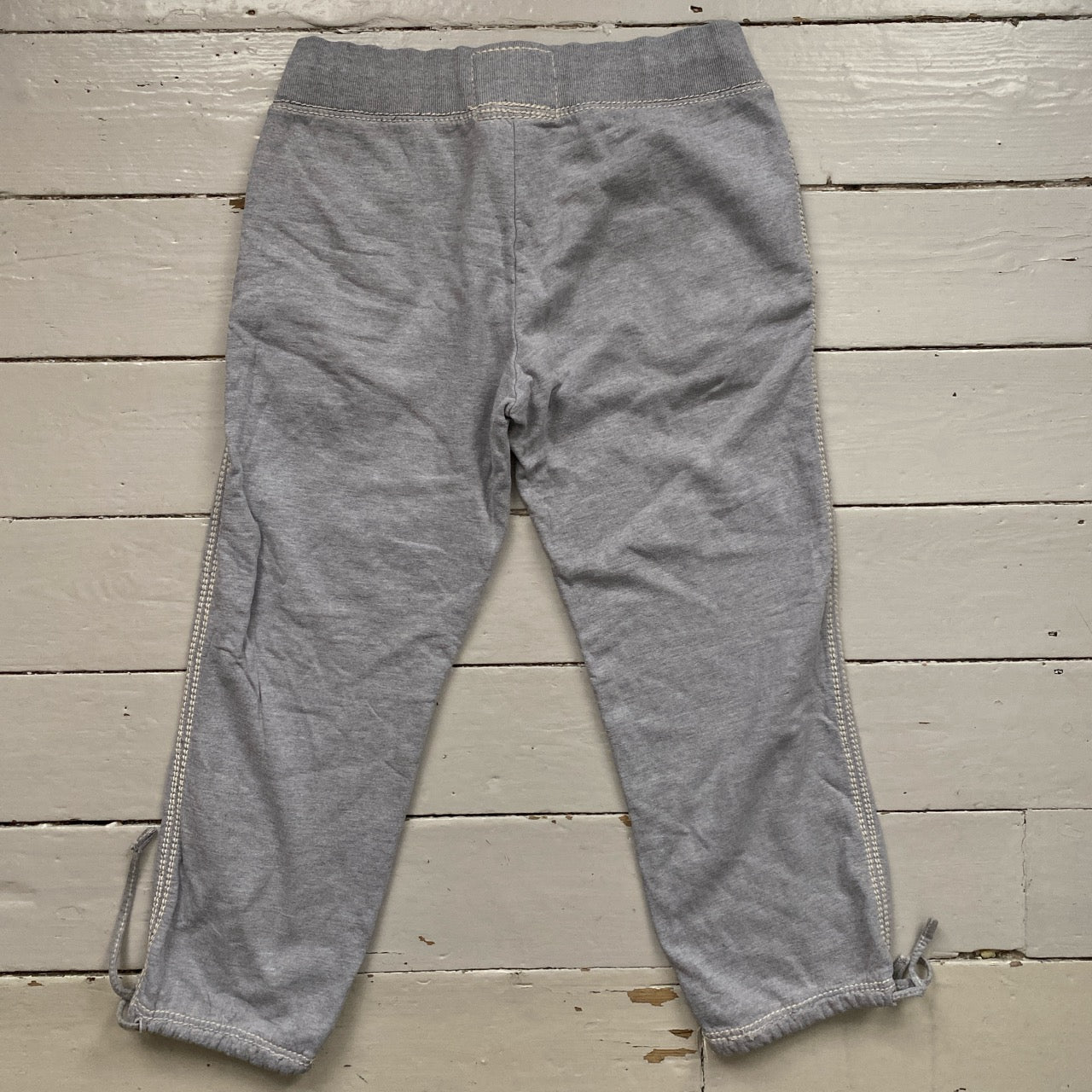 True Religion Tri Contrast Stitch Grey Joggers (XL)