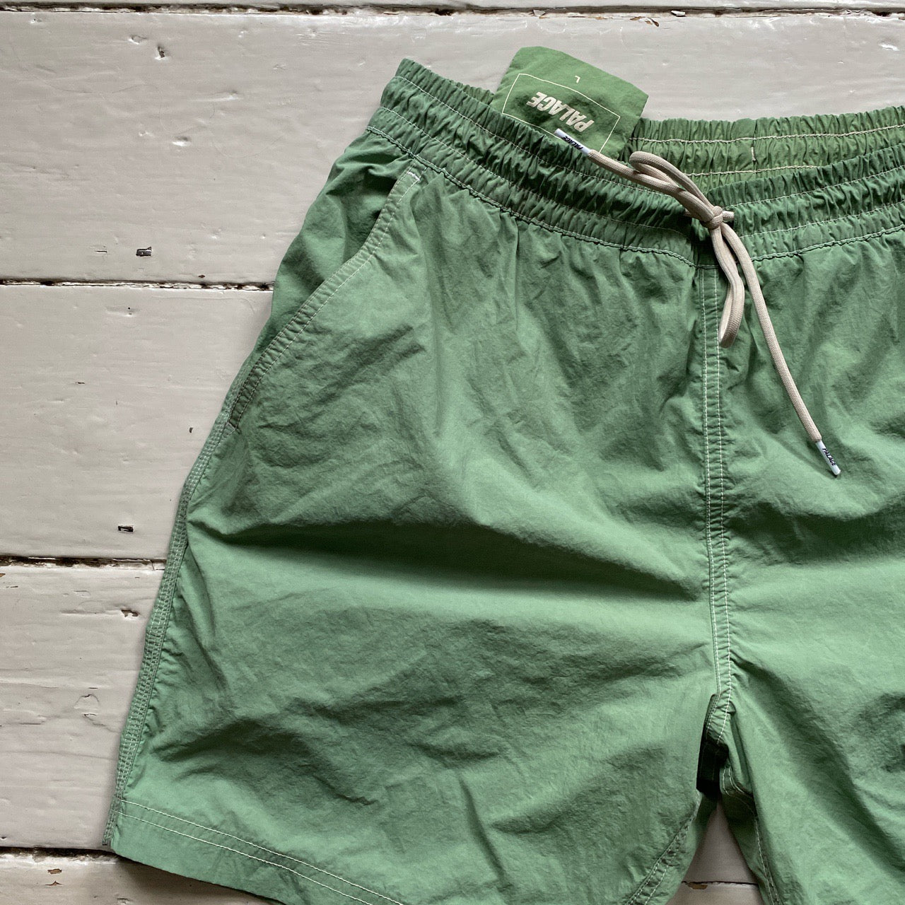 Palace Light Green Swim Shorts (Large)