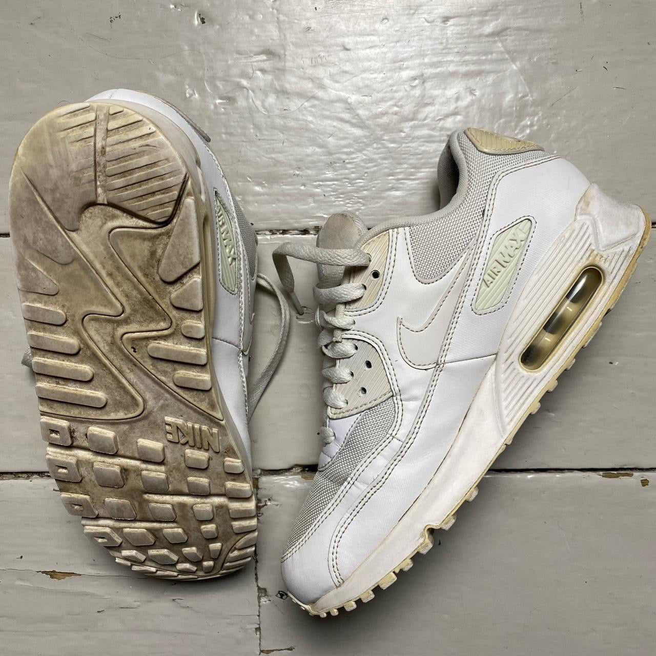 Nike Air Max 90 White (UK 8)