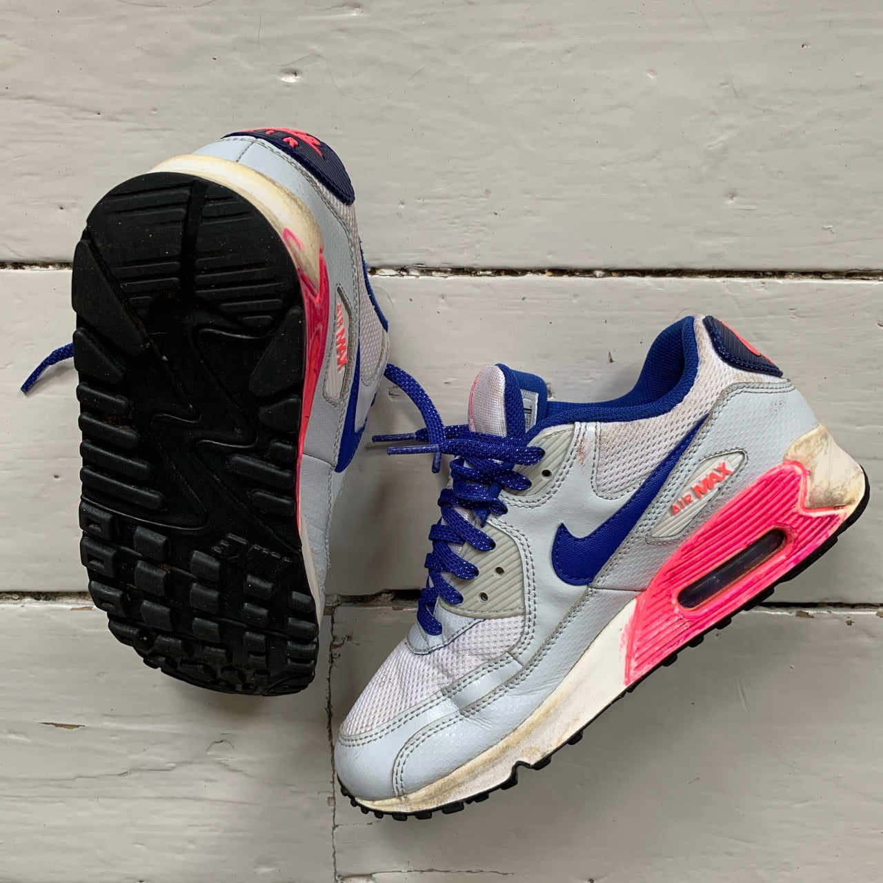Nike Air Max 90 Blue/Pink (UK 4.5)