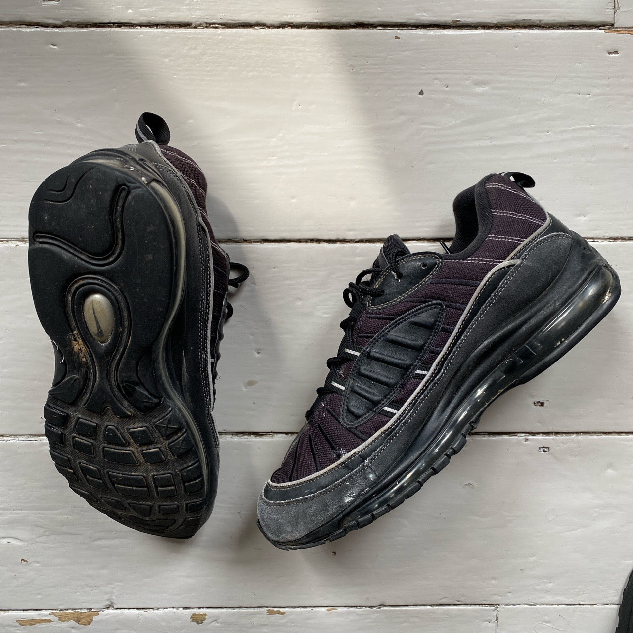 Nike Air Max 98 Black and White (UK 10.5)