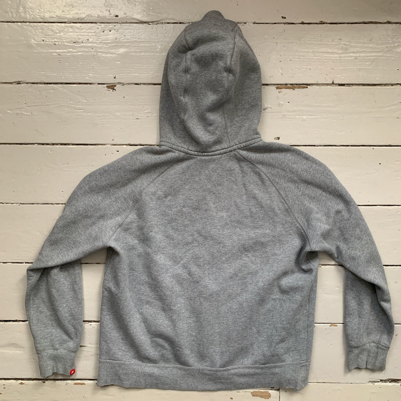 Nike Swoosh Grey and White Hoodie (XL)