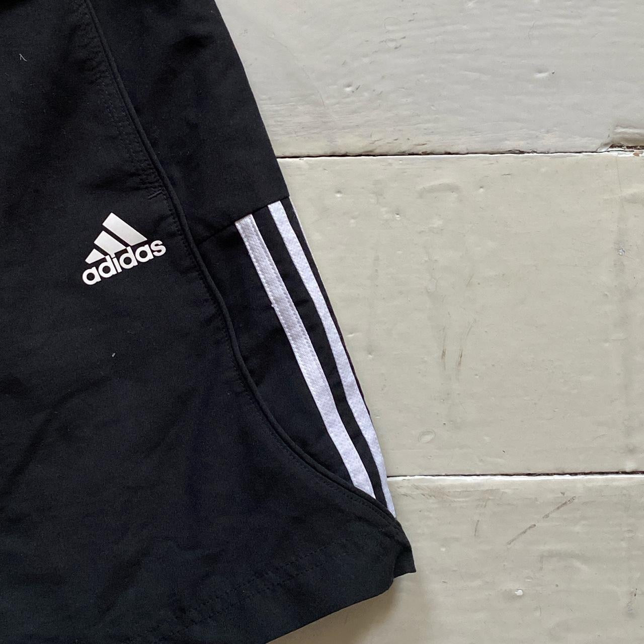 Adidas Black Shell Shorts (Small)