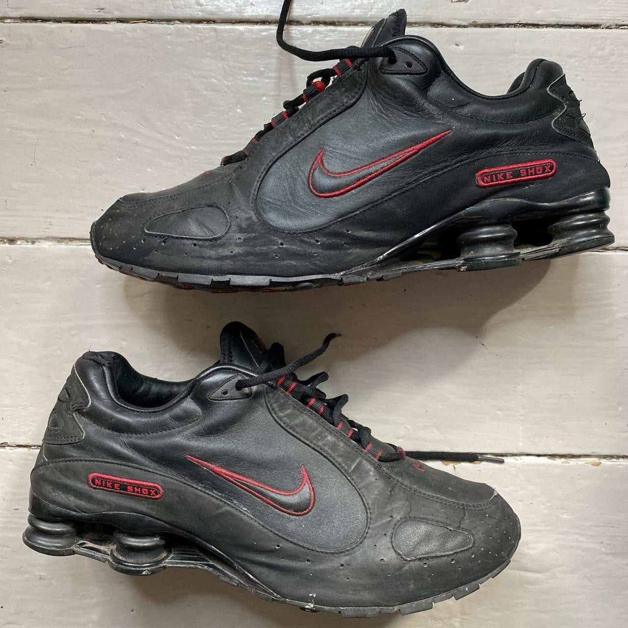 Nike Shox Vintage Black and Red (UK 13)