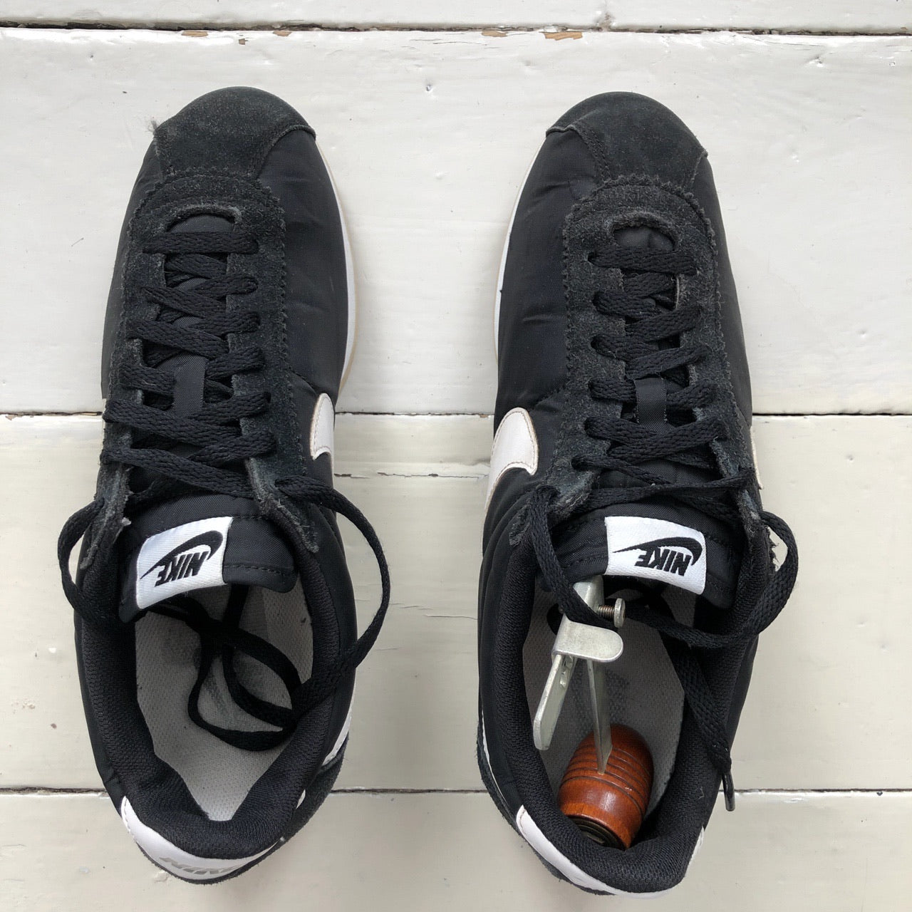 Nike Cortez Black and White (UK 10)