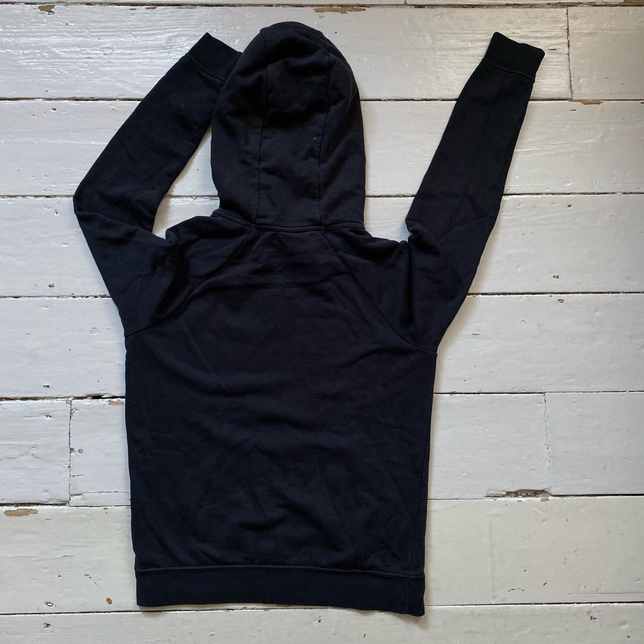 Nike Big Swoosh Womens Black Hoodie (Small)