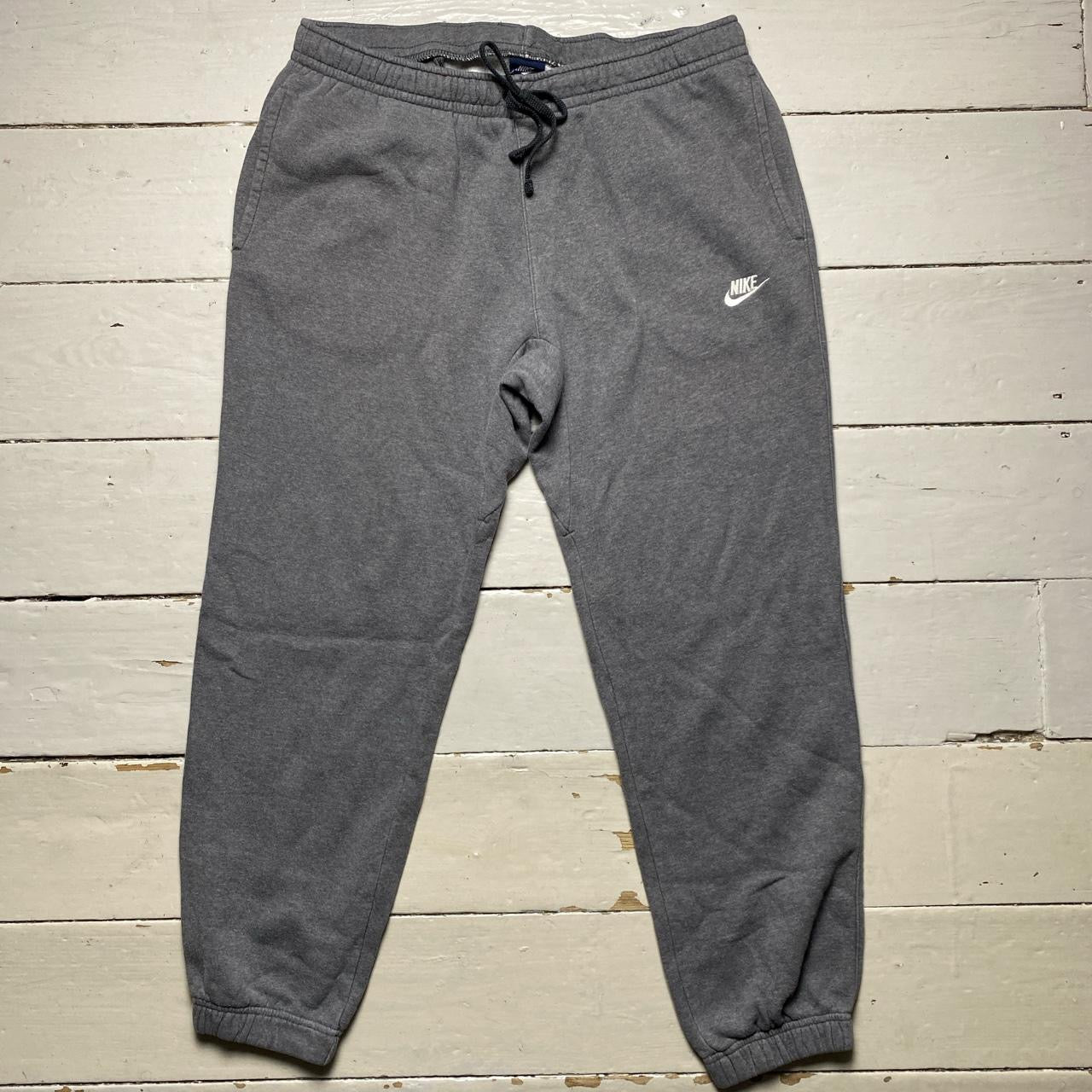 Nike Swoosh Joggers Grey and White (XL)