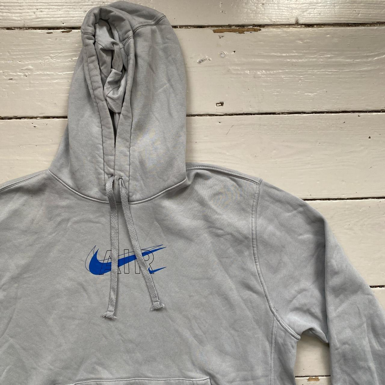 Nike Swoosh Grey Hoodie (Medium)