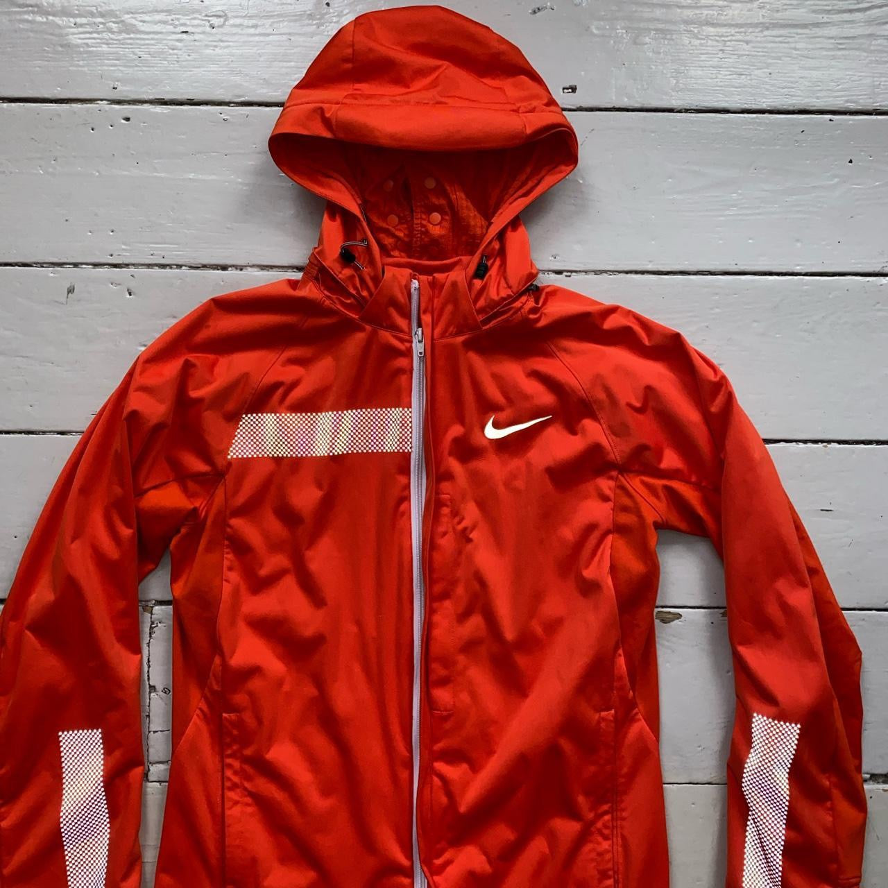 Nike Running Orange Windbreaker (Small)