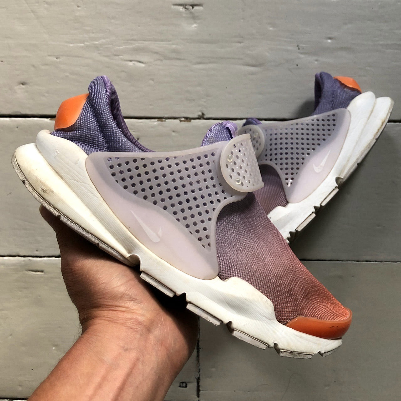 Nike Sock Dart Orange Purple Blend (UK 7)