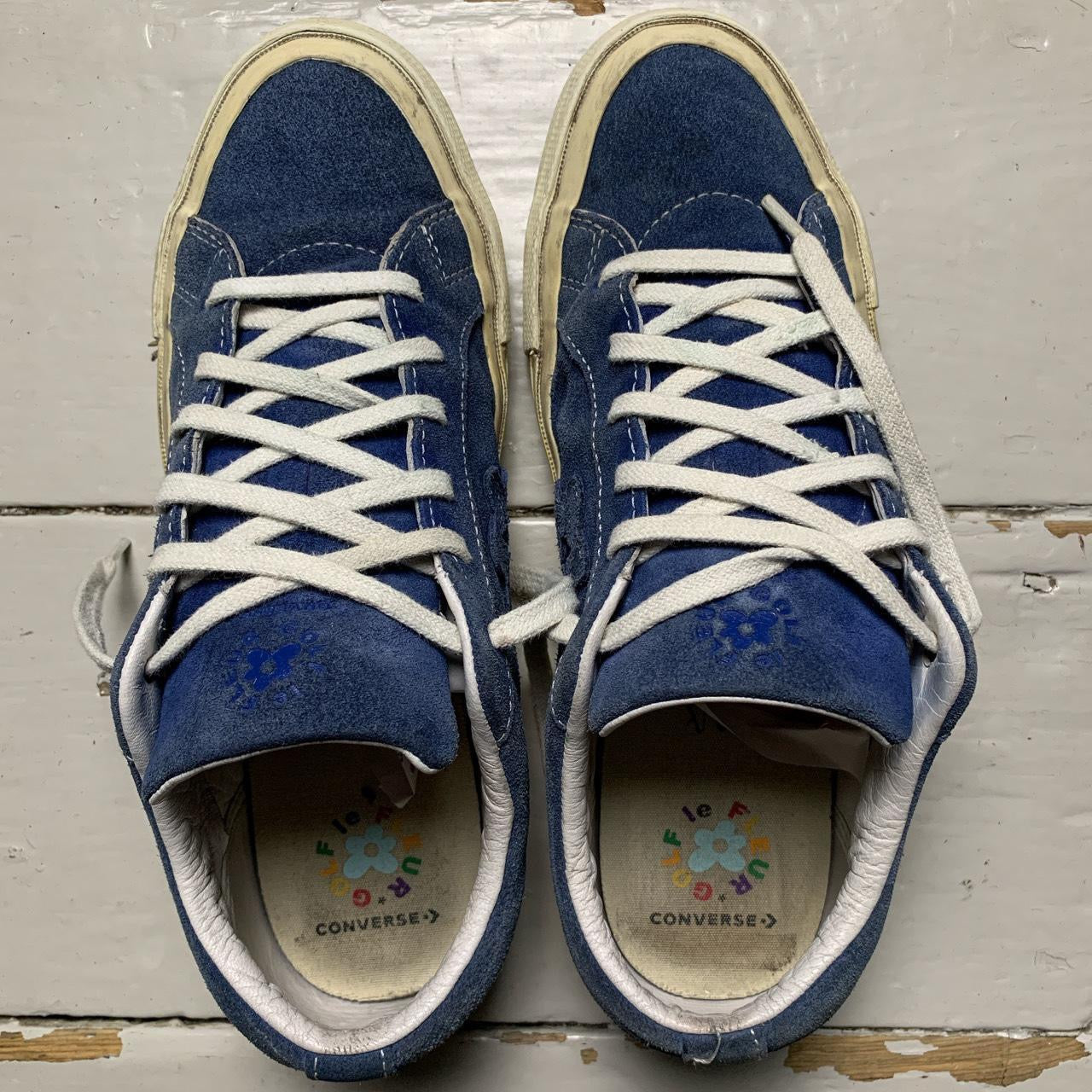 Converse GOLF Le Fleur Blue Trainers (UK 7)