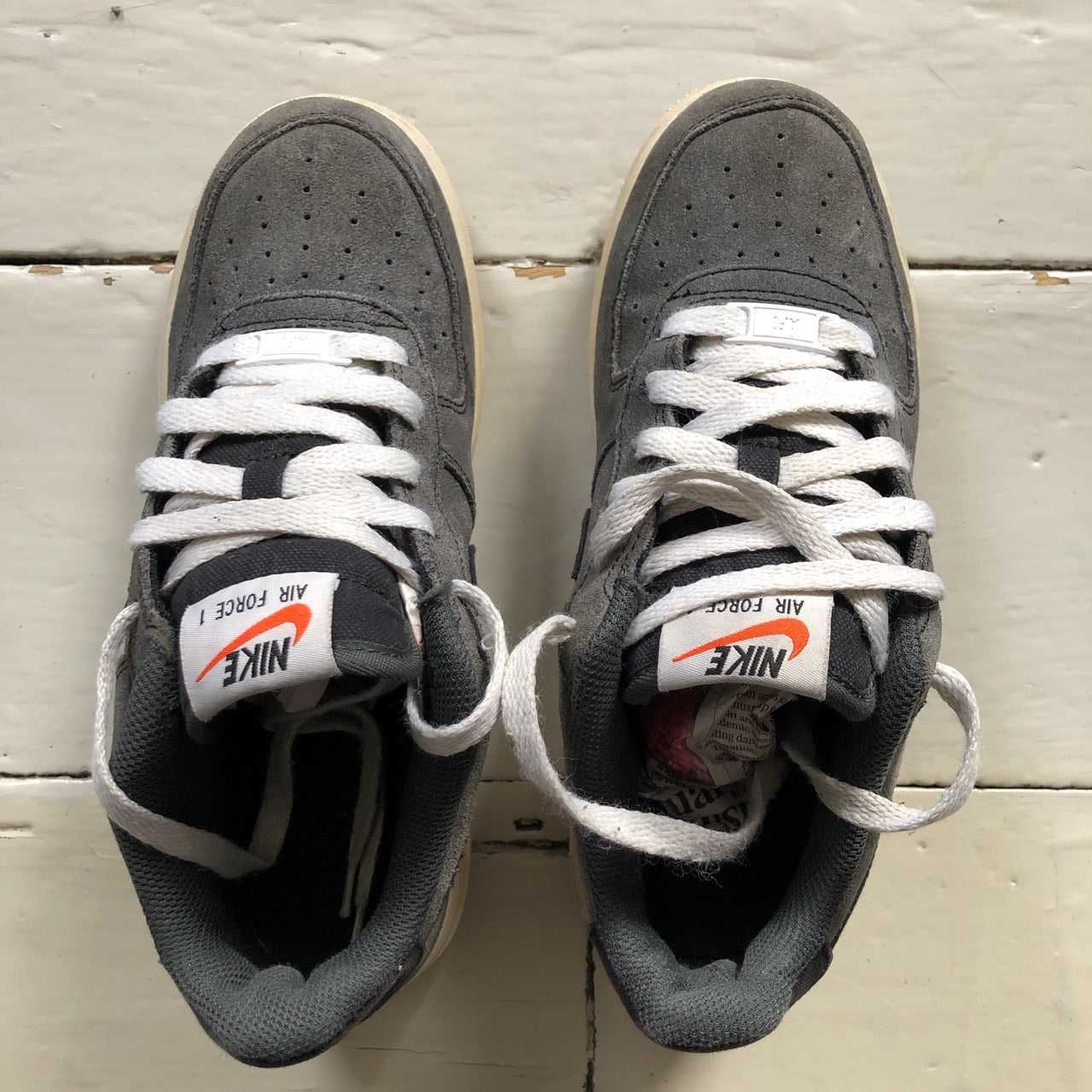 Nike Air Force 1 Grey Suede (UK 5)