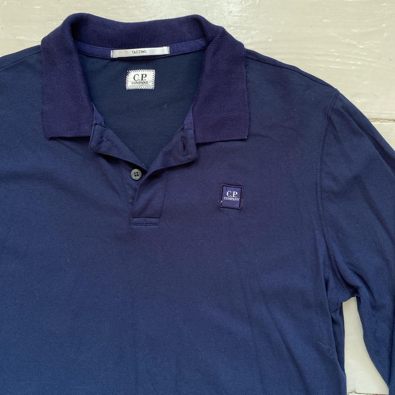 CP Company Navy Polo (Large)