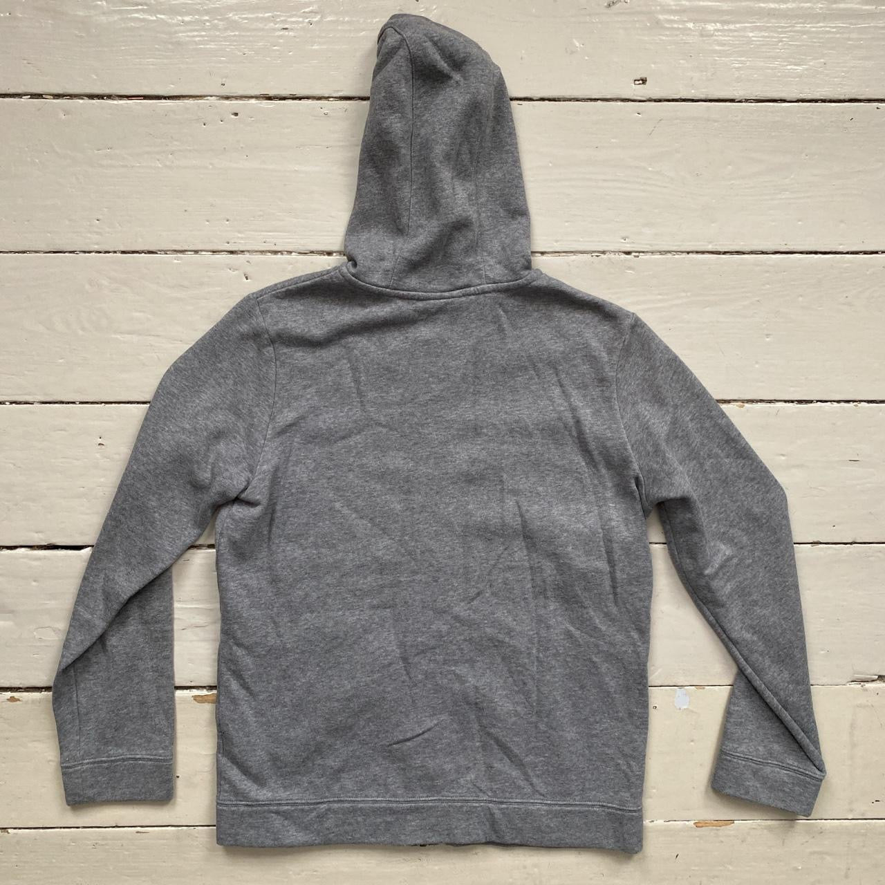 Nike Swoosh Grey Hoodie (Fit Womens Small)