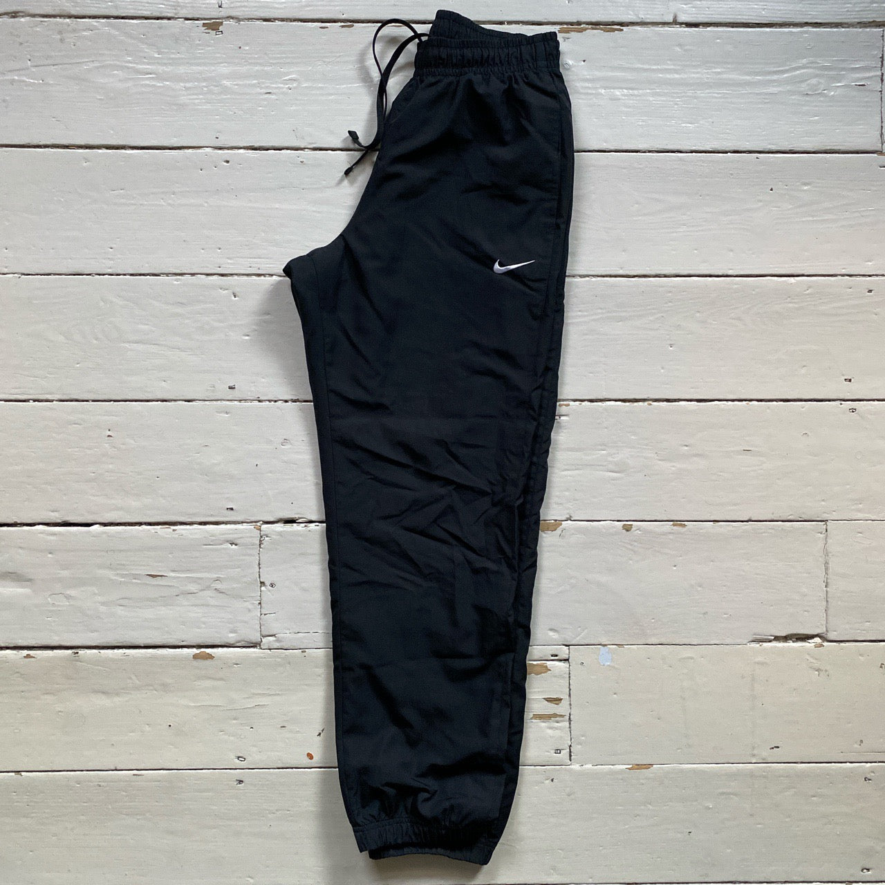 Nike Swoosh Black Shell Bottoms (Medium)
