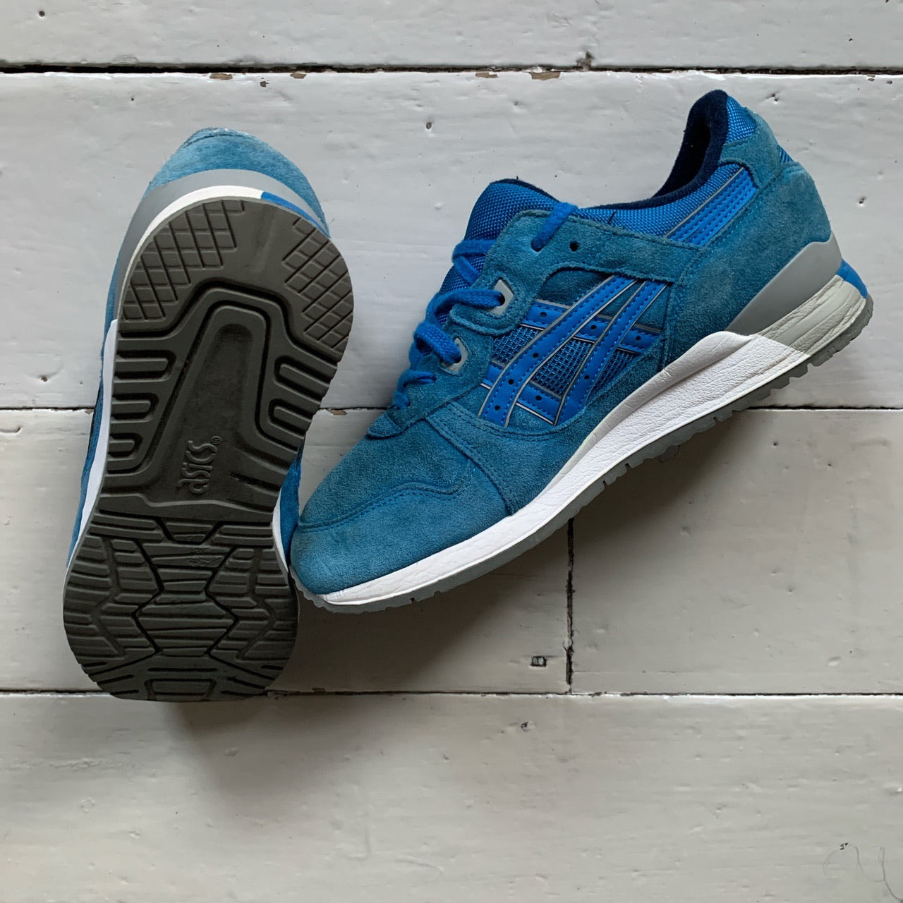 Asics Gel Lyte III Blue and White (UK 8)
