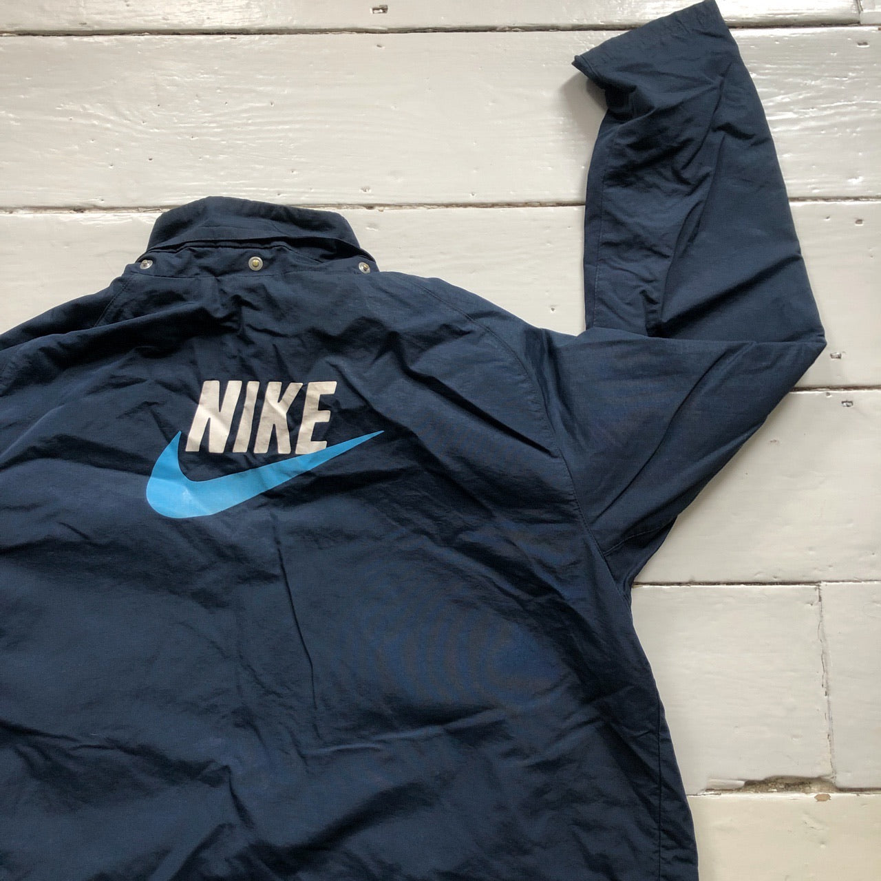 Nike Fleece Lined Navy Jacket (Medium)