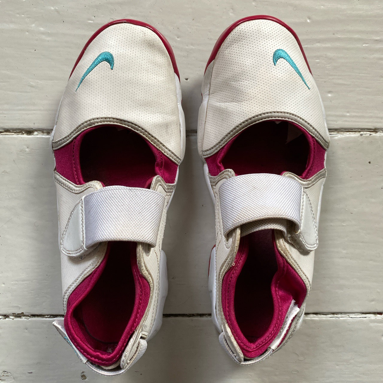 Nike Air Rift Vintage White Pink Blue (UK 5.5)
