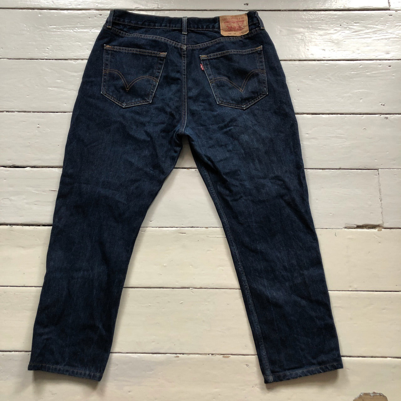 Levis 501 Dark Navy Jeans (36/26)