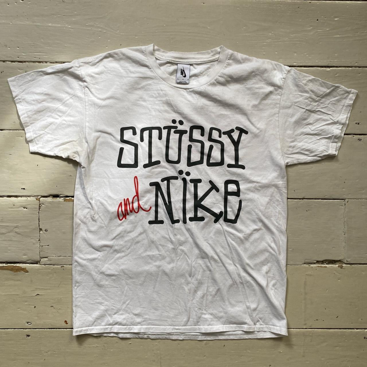 Stussy Nike T Shirt White (XL)
