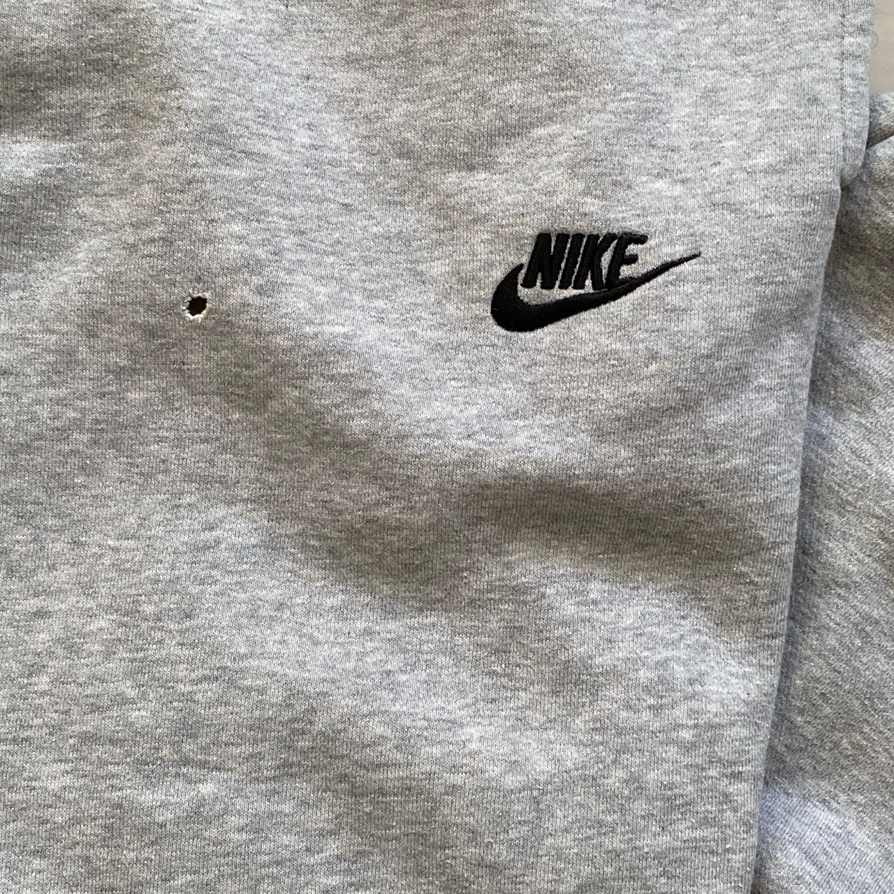 Nike Swoosh Spellout Grey Joggers (Large)