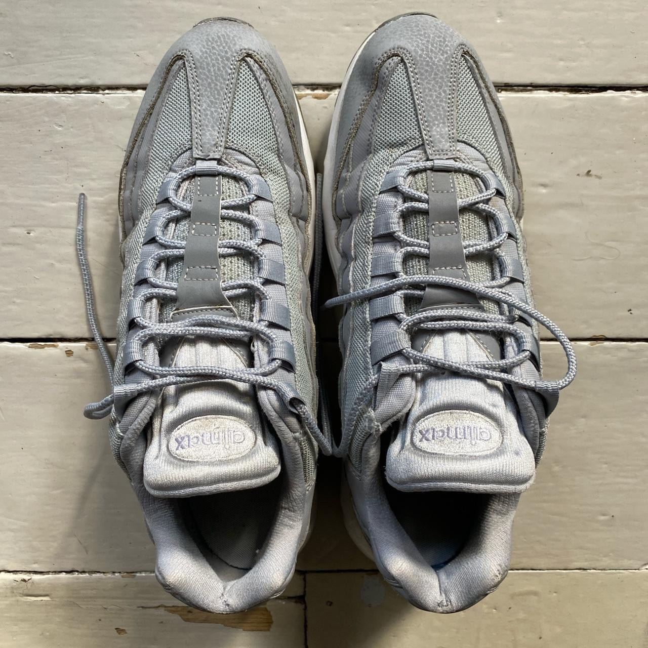Nike Air Max 95 Grey and White (UK 12)