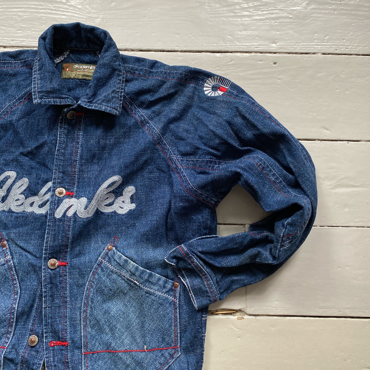 Akademiks Vintage Denim Jacket (Large)