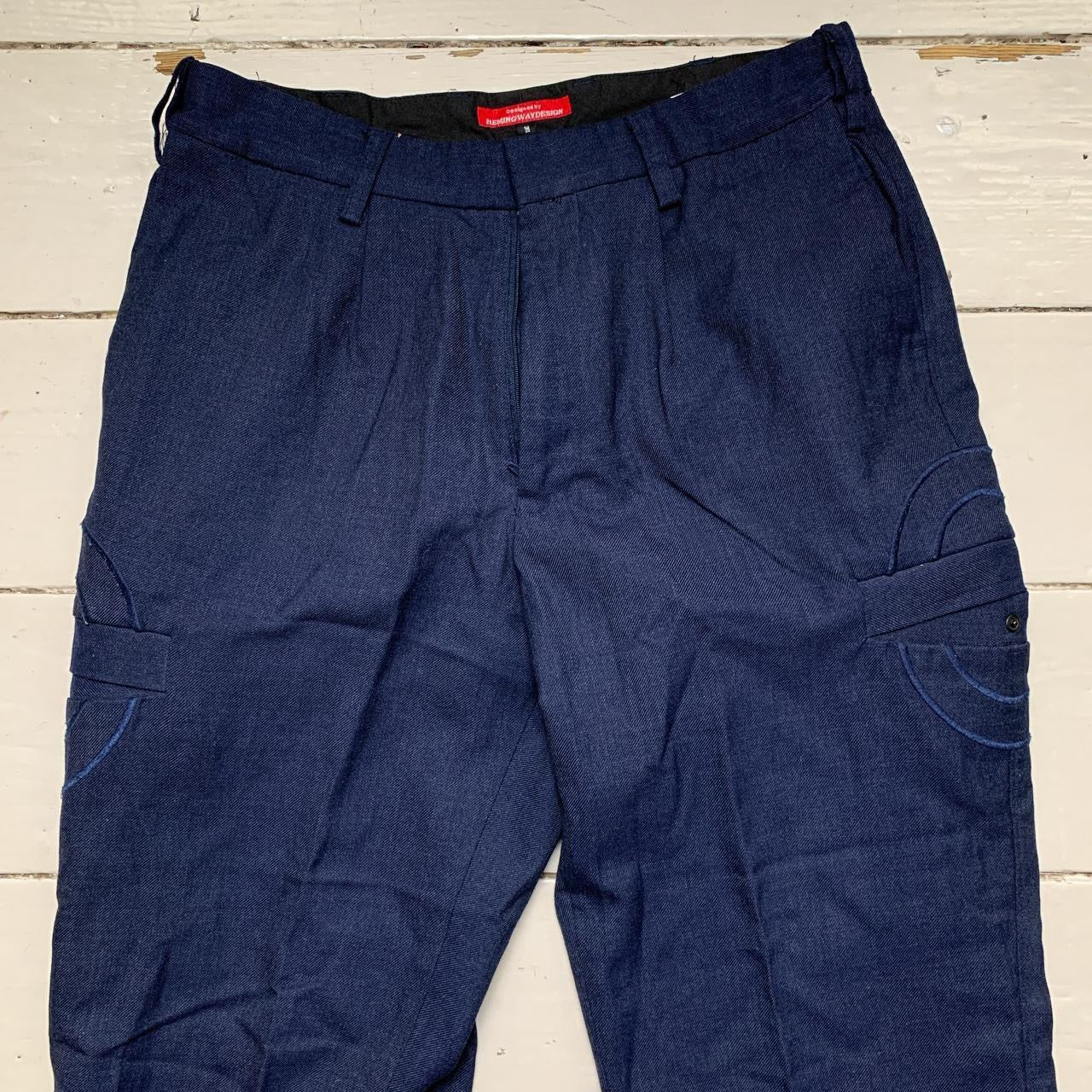 Utility Workwear Navy Trousers (32W)